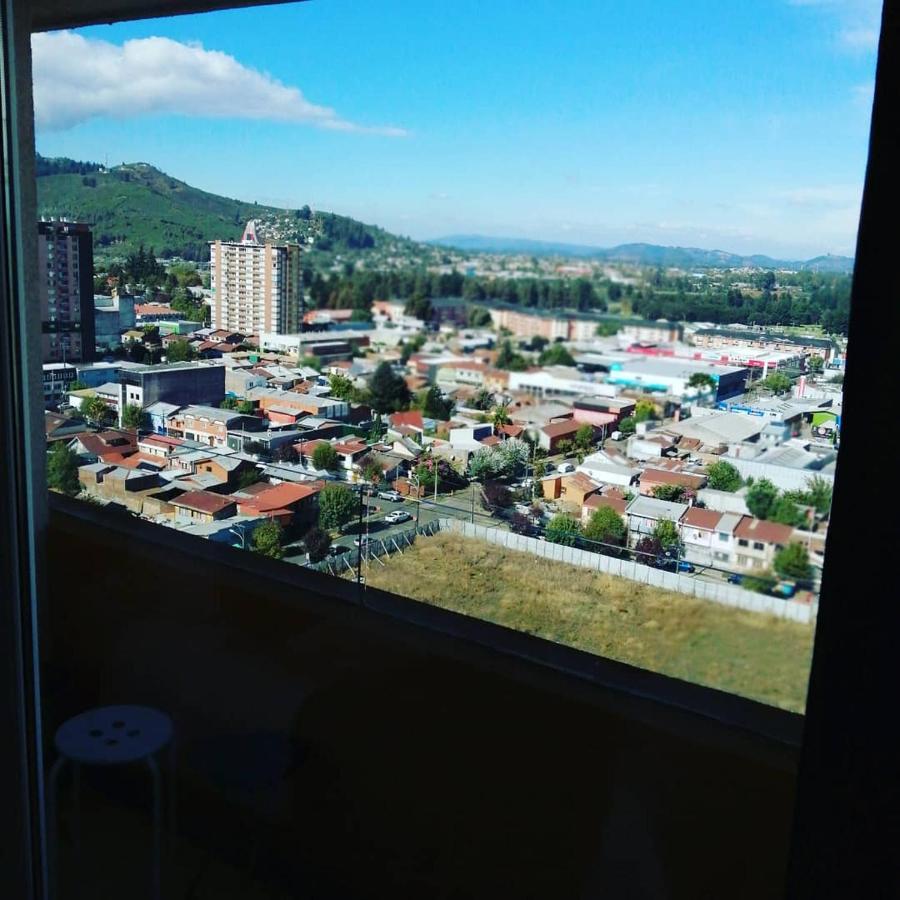 Depto Estudio 1811 Edificio Centro Blanco Con Estacionamiento Temuco Exterior foto